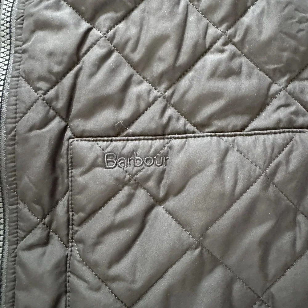 Barbour x Orvis Black Quilted Vest Men's Sz‎ XL Preppy Upscale Outdoor
